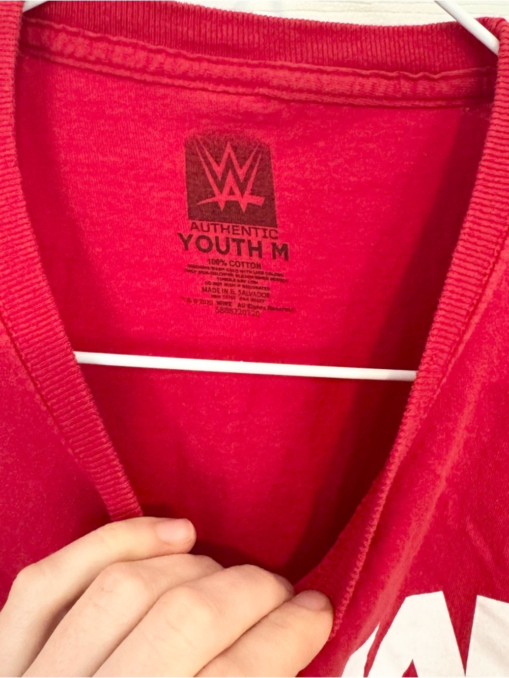 WWE RAW Youth Red Graphic Tee - Youth Medium - Picture 3 of 4
